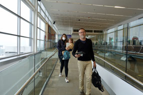 About to board