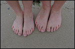 Boy toes