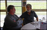 Chris and Les, colleagues at Peabody's Wambo mine