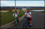 All riders are required by law to wear helmets