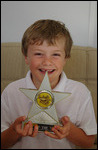 Liam was Star of the Week at school