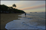Trinity Beach at sunset