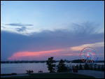Sunset over National Harbor