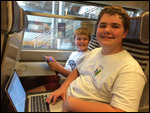 Aboard the EuroStar