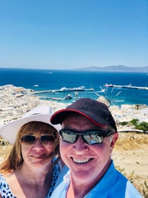 Lookout over Mykonos