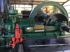 The 1923 Crossley Diesel engine.