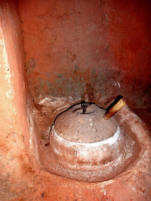 Old style grinding wheel the mothers used