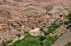 Small Village in the Atlas mountains