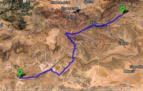 N'Kob to Tata Route