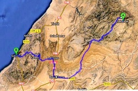 Our Loopy Way to Sidi Ifni
