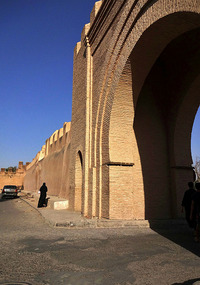 Taroudannt's tall city wall
