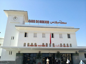 Meknes' Main Train Station