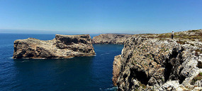 North shore of Cape St. Vincent the lighthouse