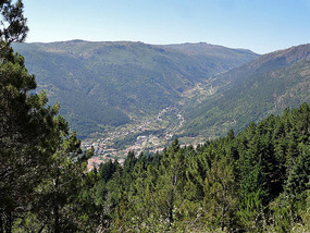 Manteigas in the Serra da Estrela