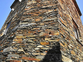 Close up of Stacked Shale in Piodão