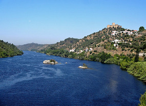 Tejo River and Belver