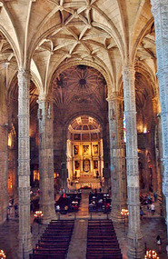 Angular Vaulting Arches at Church of Santa Maria