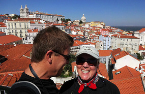 Dave & Mi in Lisbon
