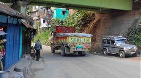 Hey, they misspelled Sikkim on that truck