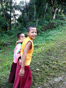 Boys from the Gompa