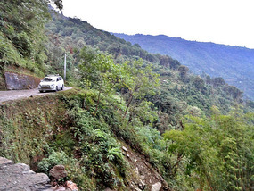 Driving in West Sikkim is difficult