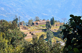 Ruins seen from Pemayangtse