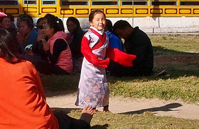 Tibetan wear in North India