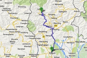 Pelling to Siliguri Drive