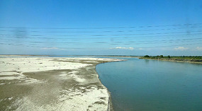 Assam Views from the Train Window