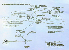 Treasure Map to the Living Root Bridges