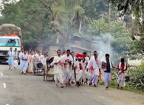 Processions pop up from time to time