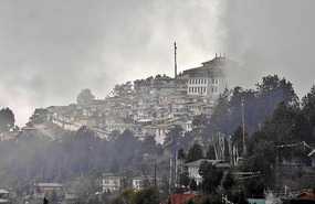 Tawang Gompa in the Cloud