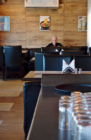 Michelle Relaxing in the KF Restaurant