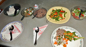 Abash Home Stay Dinner :)