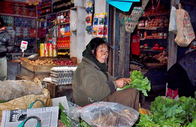 Apatani market in Hapoli (Old Ziro)