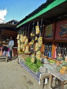 Oranges (sold in baskets) were delicious