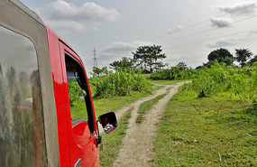 the road was like a trail