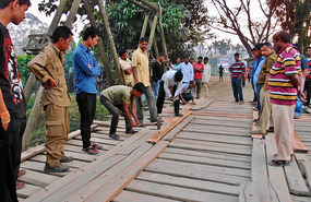 Bridge Repair Slowed our Progress