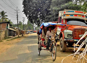 Took Two Tricycles to the Bus Station