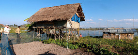 Floating Home withLarge Vegetable Garden