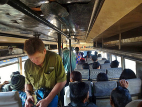 Imphal to Moirang (south end of Loktok) 45 km