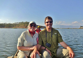 Michelle and Dave Gliding on Takmu Lake