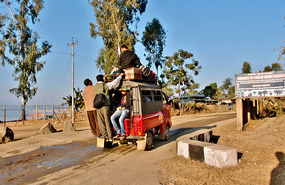 Full mini bus - Like the one we were in