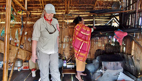 Visited a home on Takmu Lake 