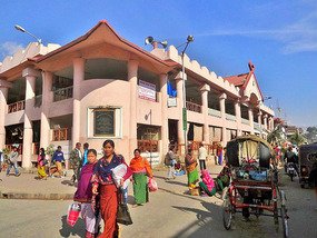 Moirang Village on south Loktok