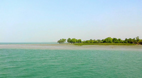 Ganges Delta on Bay of Bengal
