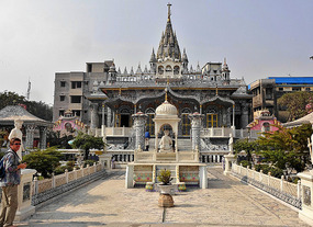 The Parshwanath Temple with garden