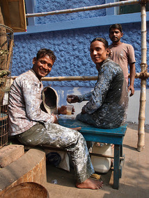 Painters have time for tea 