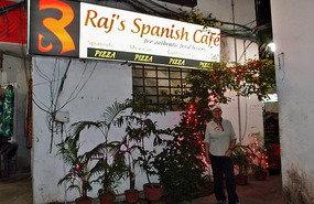 Raj's is a bit hidden behind Sutter Street
