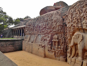 Descent of the Ganges monument Mamallapuram